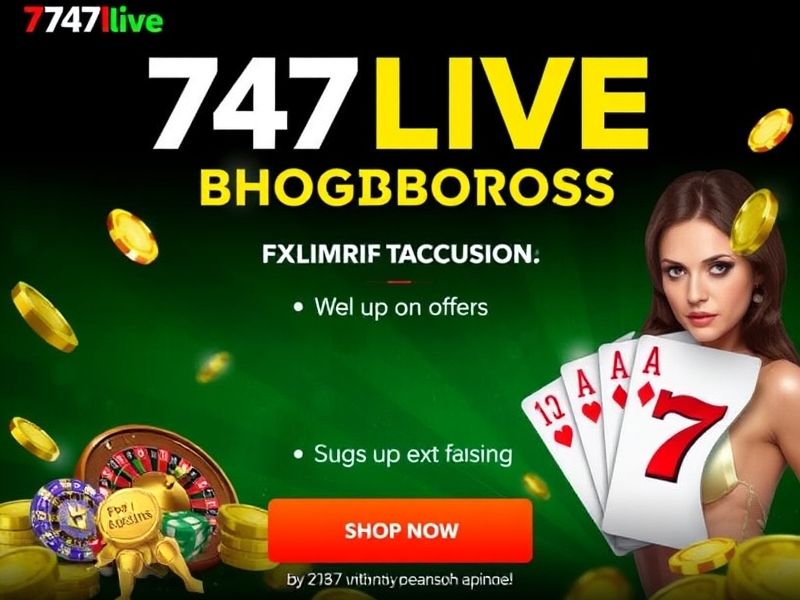 Welcome to 747Live.com – your premier destination for real-time gambling action! Explore live dealers, sports betting, jackpot slots, and exclusive promotions. Join now for a secure, thrilling, and rewarding experience.